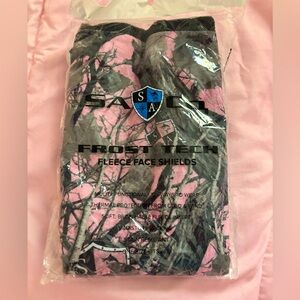 SA company fleece face shield skiing snowboarding pink camo
